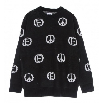OBEY DISCHARGE SWEATER NEGRO