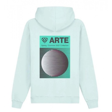 ARTE HULTON BACK CICLO HOODIE AZUL TURQUESA Talla M Color AZUL