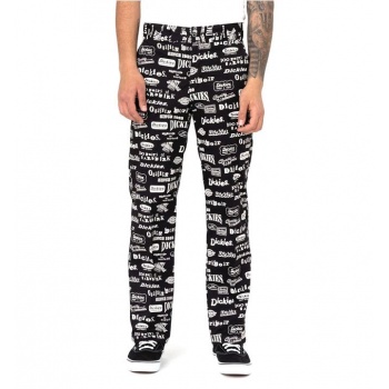 DICKIES 100 AOP PANT NEGRO 2