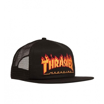 THRASHER EMBRO FLAME MESH CAP