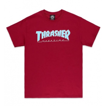 THRASHER OUTLINED TEE GRANATE