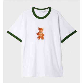 OBEY TED RINGER TEE BLANCO