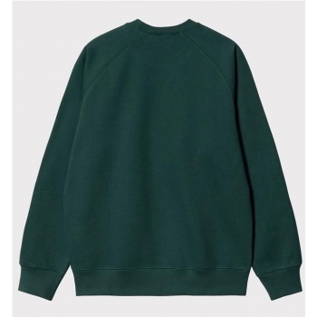 CARHARTT WIP CHASE SWEAT VERDE 2