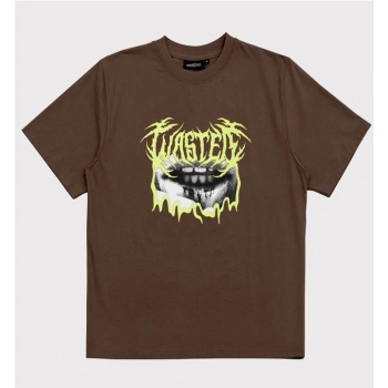 WASTED PARIS ROLL TEE MARRON