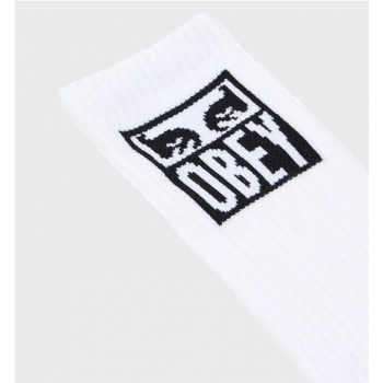 OBEY EYES ICON SOCKS BLANCO 2