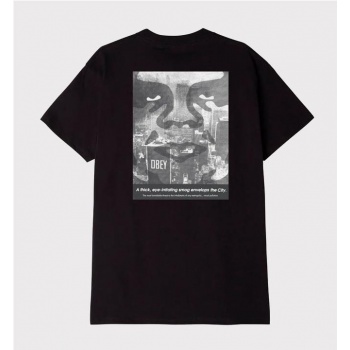OBEY NYC SMOG TEE NEGRO