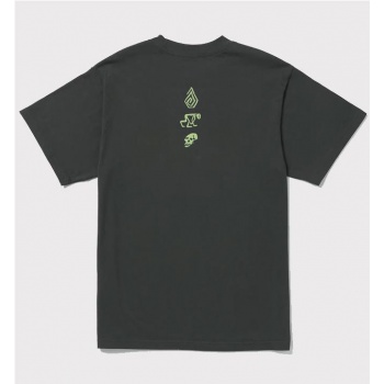 VOLCOM SKATE SIMON B TEE NEGRO 2