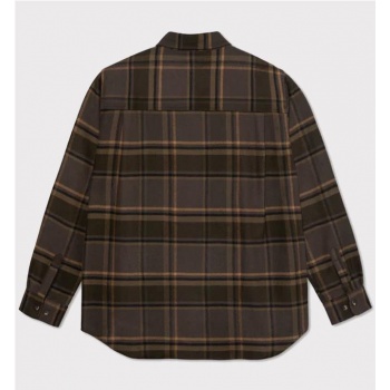 POLAR MIKE LS SHIRT MARRON 2