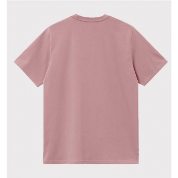 CARHARTT WIP CHASE TEE ROSADO 2
