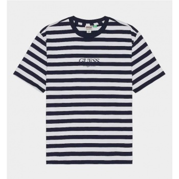 GUESS GO SIMPLE STRIPE TEE...