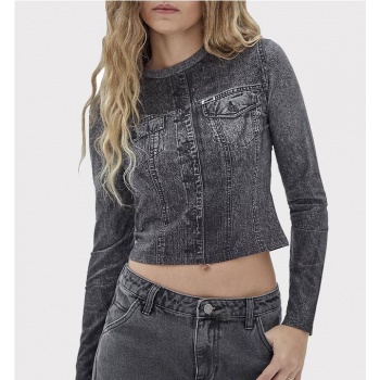 GUESS GO PRINTED LS NEGRO 2