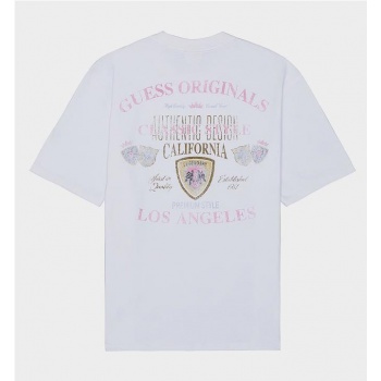 GUESS GO LETTERMAN TEE BLANCO