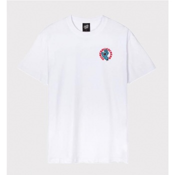 SANTA CRUZ HAND SB TEE BLANCO 2