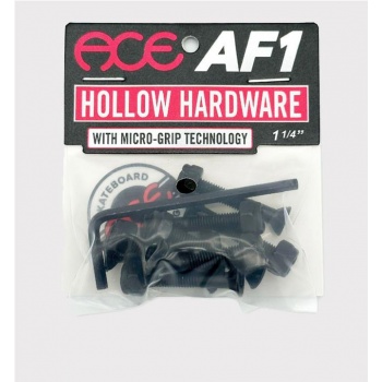 ACE HOLLOW BOLTS 1/4 NEGRO