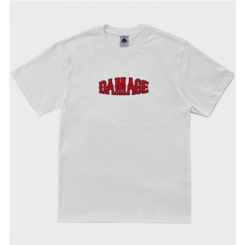 DAMAGE PUFFPRINT TEE BLANCO