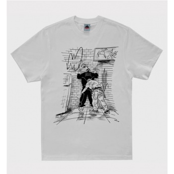 DAMAGE ALLEY TEE BLANCO