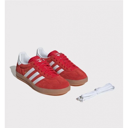 Adidas gazelle gris y rojo hotsell