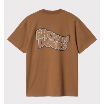 CARHARTT WIP BROWN DUCK TEE...