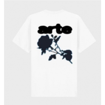 ARTE BLUR FLOWER TEE BLANCO