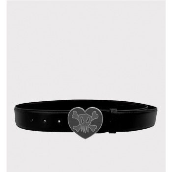 6IXT4OUR SKULL BELT NEGRO