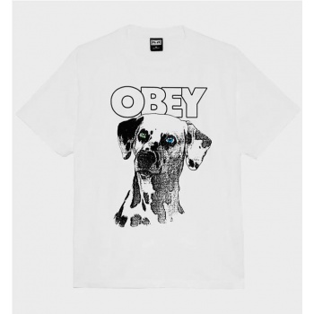 OBEY DALMATION TEE BLANCO