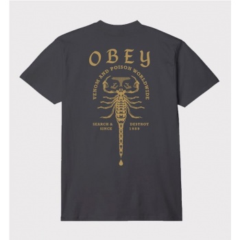 OBEY SCORPION TEE NEGRO