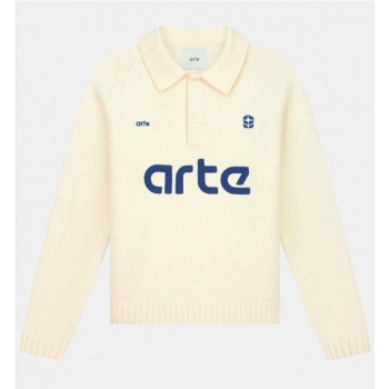 ARTE FOOTBALL KNIT BEIGE