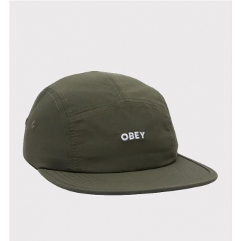 OBEY BOLD NYLON CAMP CAP VERDE