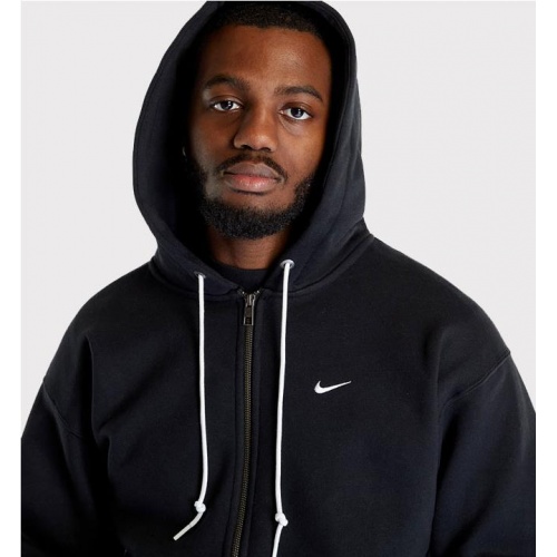 NIKE SOLO SWOOSH FULL-ZIP NEGRO Talla L Color NEGRO