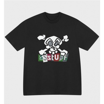 SSSTUFFF SKULL TEE NEGRO