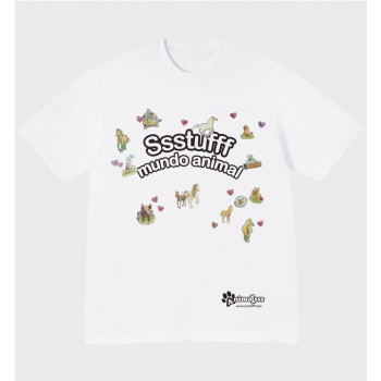 SSSTUFFF PET SHOP TEE BLANCO