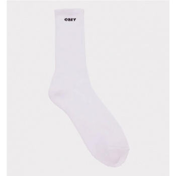 OBEY BOLD SOCKS BLANCO