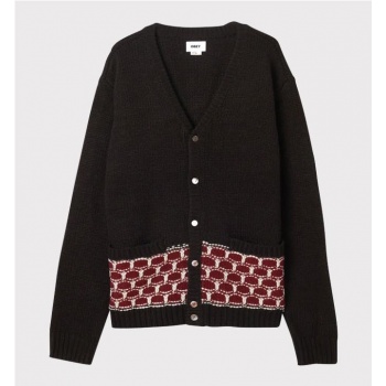 OBEY KEI CARDIGAN NEGRO