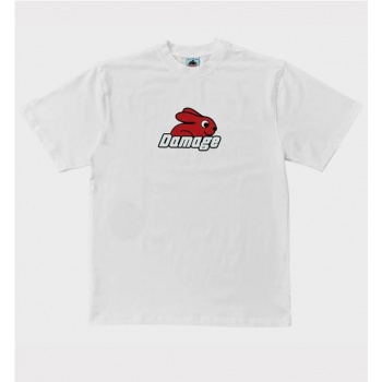 DAMAGE BUNNY TEE BLANCO