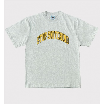 DAMAGE SNITCH TEE GRIS