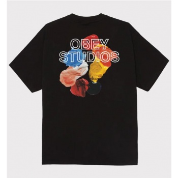 OBEY STUDIOS PALETTE TEE NEGRO