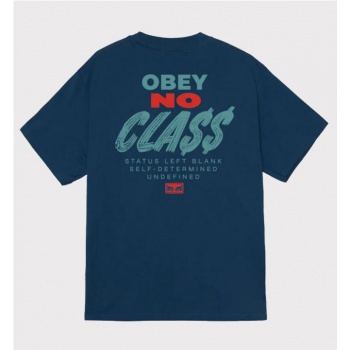 OBEY CLASS DROPOUT TEE AZUL