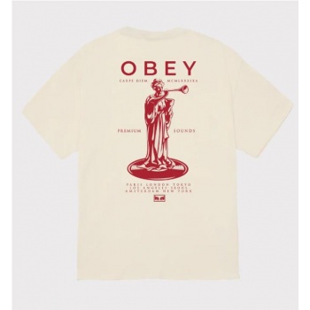 OBEY PREMIUM SOUNDS TEE BEIGE