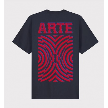 ARTE BACK PRINT TEE AZUL...