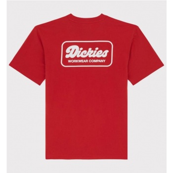 DICKIES LEWISTOWN TEE ROJO