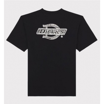 DICKIES WOOD LOGO TEE NEGRO