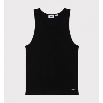 OBEY RIB TANK 2 PACK NEGRO