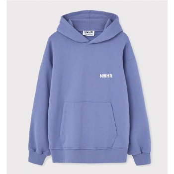 NWHR HOODIE BLUE WASHED AZUL