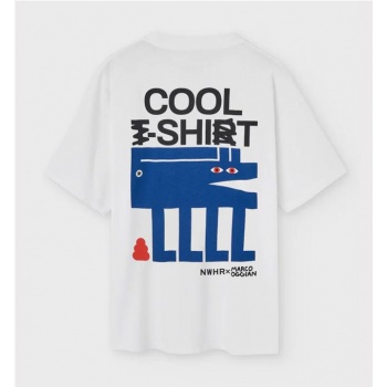 NWHR COOL SHIT TEE BLANCO