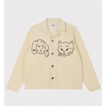 OBEY VESTA SHIRT JACKET BEIGE