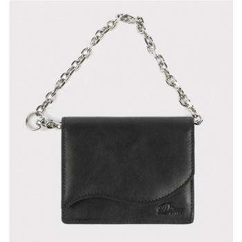 DIME CHAIN LEATHER WALLET...