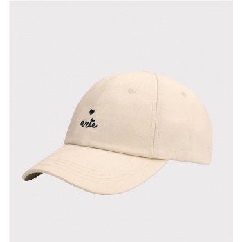 ARTE HEART LOGO CAP BEIGE