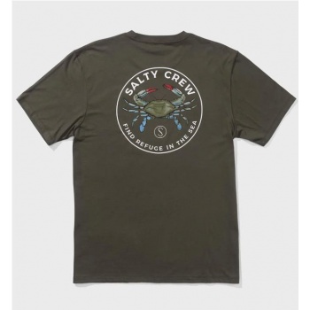 SALTY CREW BLUE CRABBER TEE...