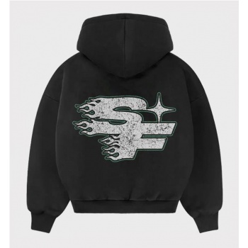 6IXT4OUR SF FADED HOODIE NEGRO