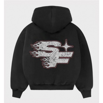 6IXT4OUR SF FADED HOODIE NEGRO